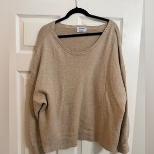 Old Navy Tan Crew Neck Sweater